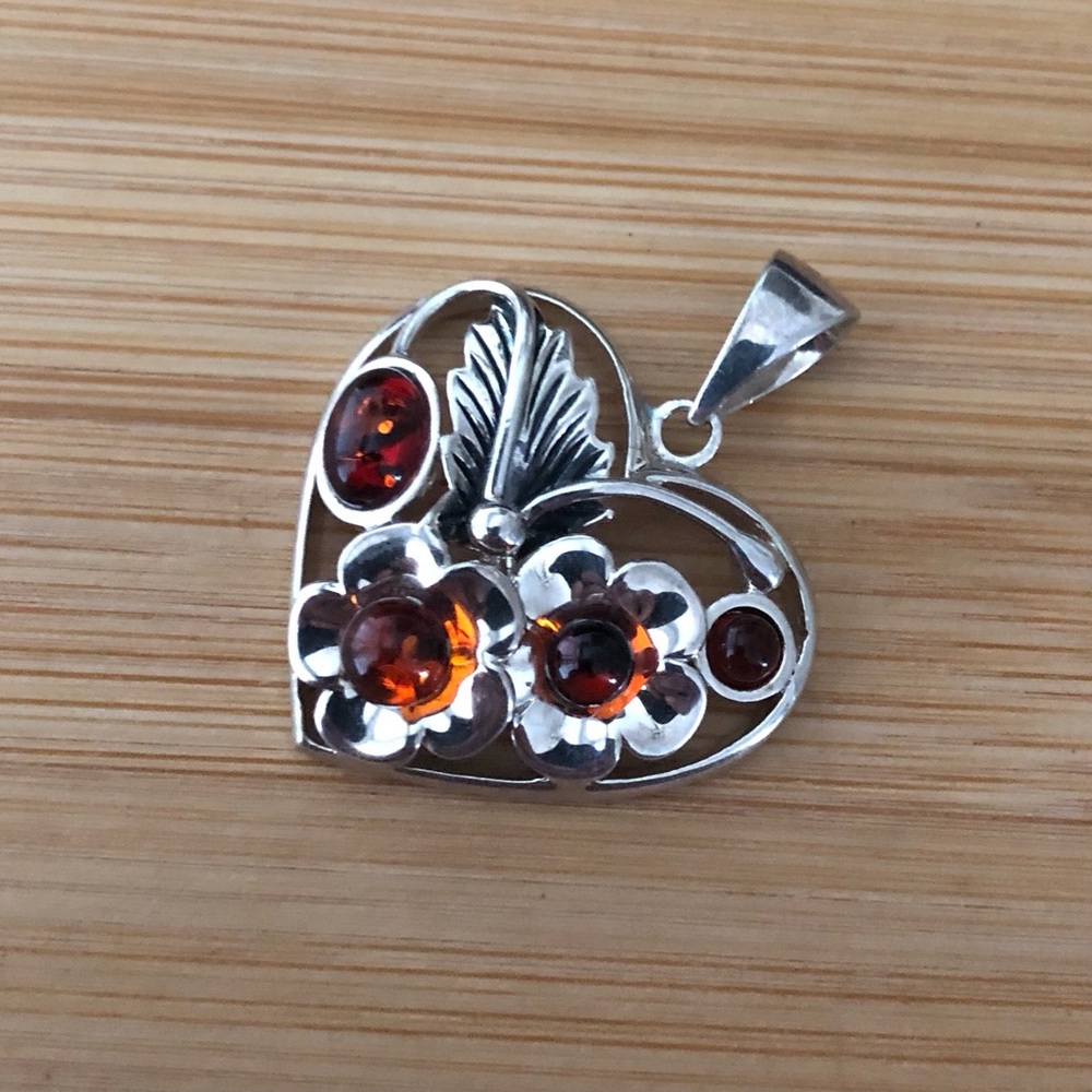 $54  Designer Estate Pendant & Chain  Sterling Silver  Marked 925 & FAD 925 THAI - Picture 10 of 10